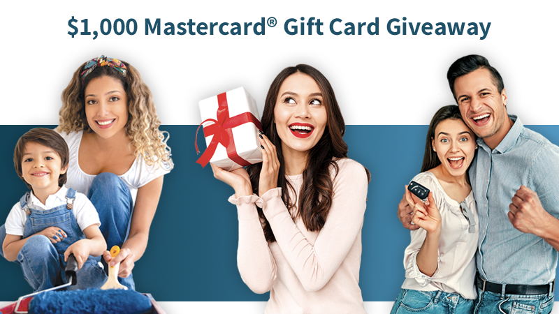 $1,000 Mastercard Gift Card Giveaway